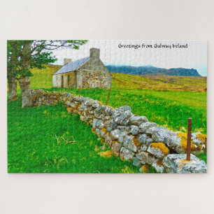 Old Irish Cottage Galway Ireland. Jigsaw Puzzle