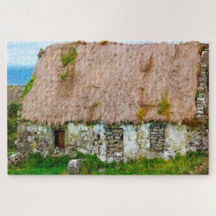 Old Irish Cottage Galway Ireland. Jigsaw Puzzle