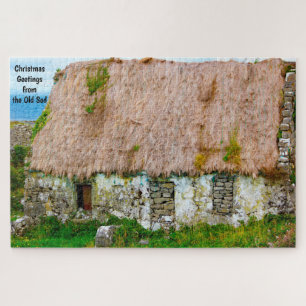 Old Irish Cottage Galway Ireland. Jigsaw Puzzle