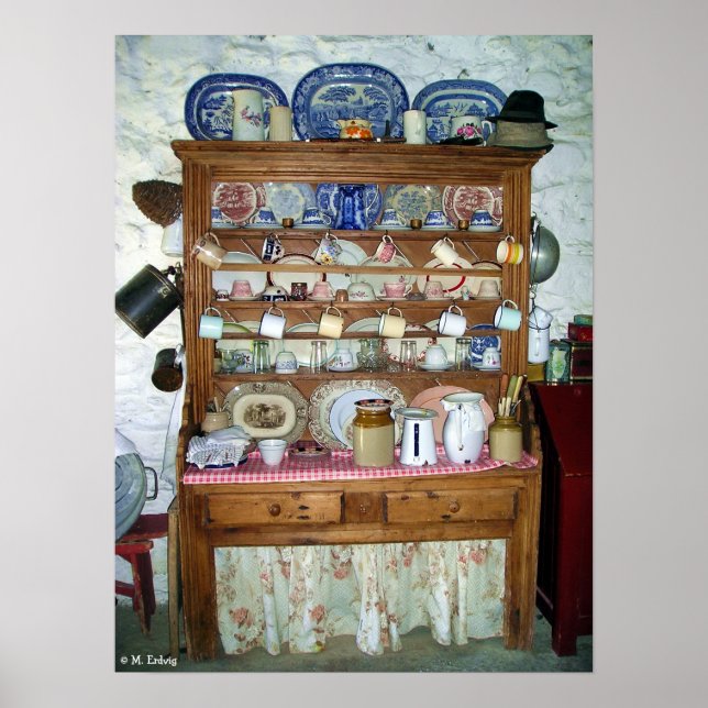 Old Irish Dresser Poster or Print (Front)