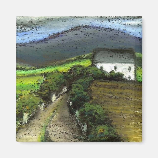 Old Irish farmhouse Magnet (Front)