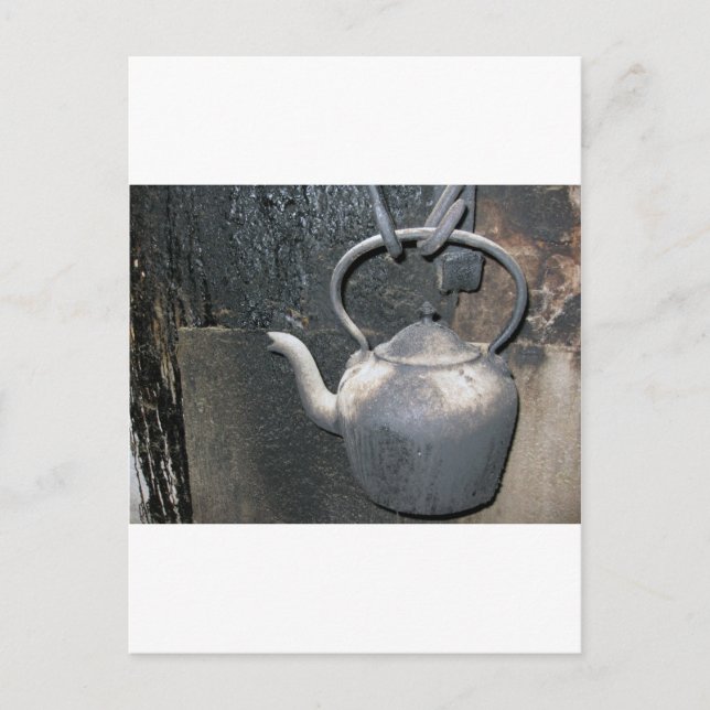 Old Irish Kettle Postcard (Front)