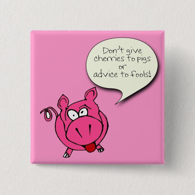 Old Irish Sayings 2 Inch Square Button (Front)