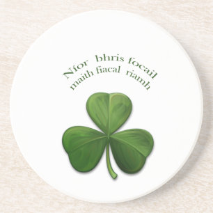 Old Irish sayings on Irish Design Products Coaster