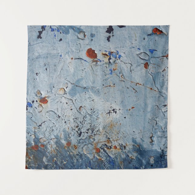 Old Iron Blue Stain Corrode Tapestry (Front)