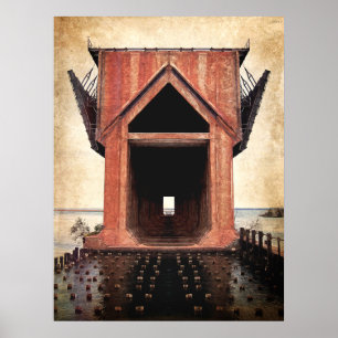 Old Iron Ore Dock Poster