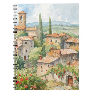 Old Italian Village Notebook