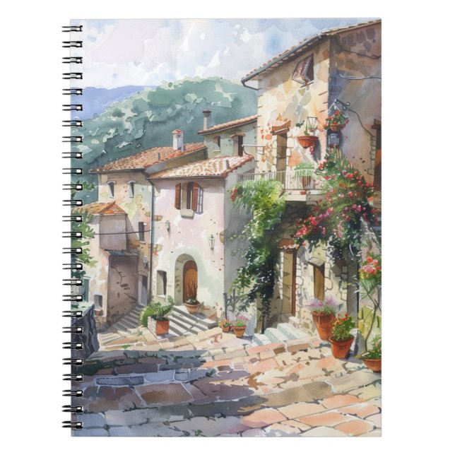 Old Italian Village  Notebook (Front)