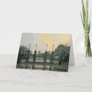 Old Jackson Square New Orleans Card