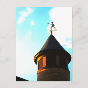 Old Jake Weather Vane Postcard