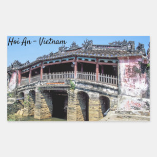 Old japanese covered bridge in Hoi An - Vietnam Sticker