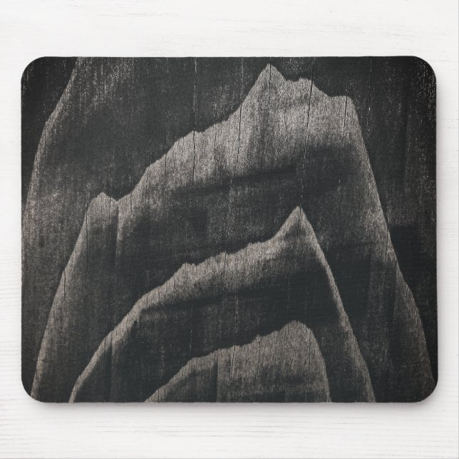 Old Japanese Wood Grain Pattern Mouse Pad (Front)