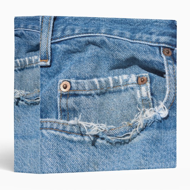 Old Jeans Avery Signature 1,5" Classeur (Devant/Côté)