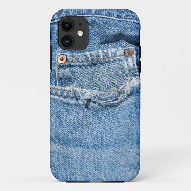 Old Jeans iPhone 5/5S, Barely There Case-Mate iPhone Case (Back)