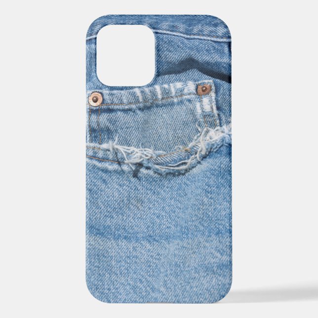 Old Jeans iPhone Case (Back)