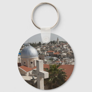 Old Jerusalem's Skyline Keychain