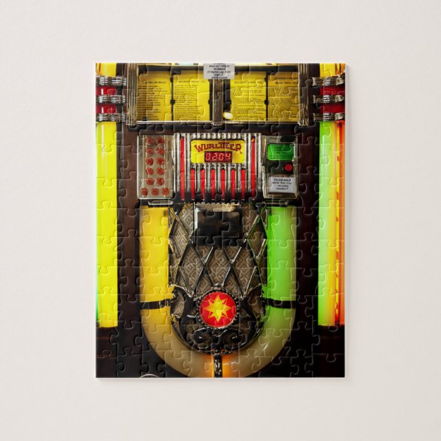 Old Jukebox Jigsaw Puzzle (Vertical)