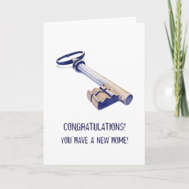 Old Key New Home Card (Front)