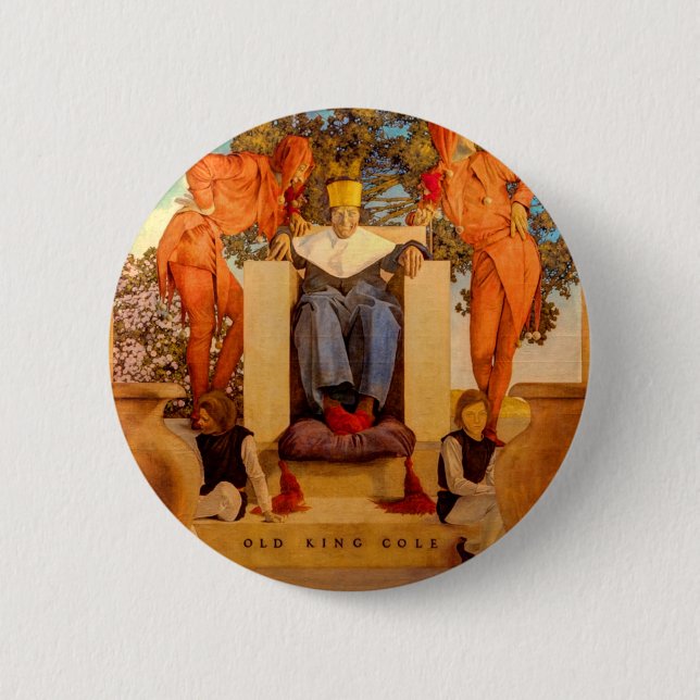Old King Cole 2 Inch Round Button (Front)