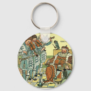 Old King Cole by Walter Crane 1845 ~ 1915 Keychain