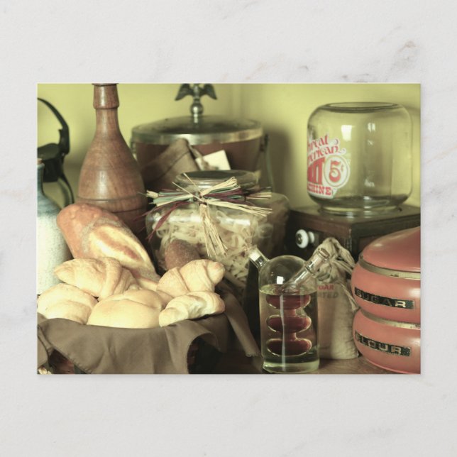 OLD KITCHEN COUNTER POSTCARD (Front)