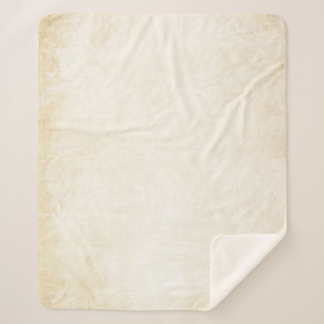 Old kraft paper: textured background sherpa blanket (Front)