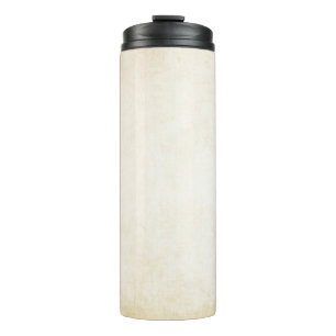 Old kraft paper: textured background thermal tumbler