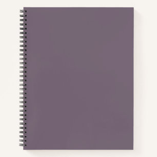 Old Lavender Solid Colour Notebook