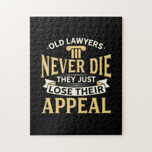 Old Lawyers They Just Lose Their Appeal Jigsaw Puzzle