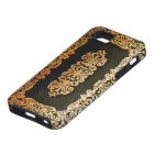 Old Leather Black & Gold Book Cover