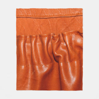 Old leather vintage car seat detail. blue, bygone, fleece blanket