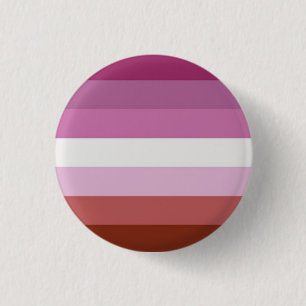 Old Lesbian Pride Flag Pin/Button 1 Inch Round Button
