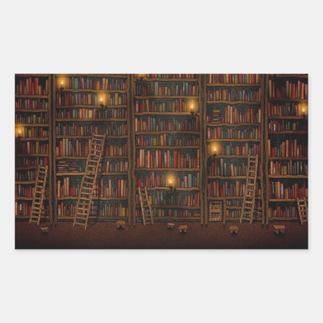 Old Library Reading Room Sticker (Front)