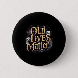 Old Lives Retro Horror Clic Rock Style Art Design 2 Inch Round Button