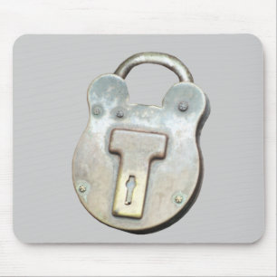 Old Lock Mouse Pad