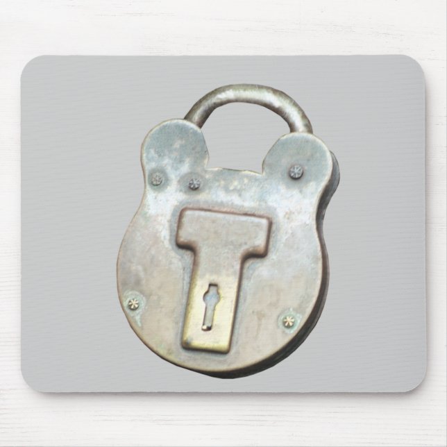 Old Lock Mouse Pad (Front)