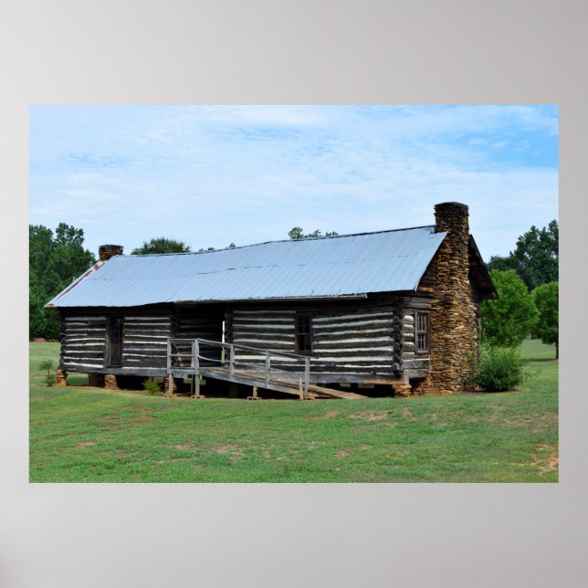 Old Log Cabin Poster (Front)
