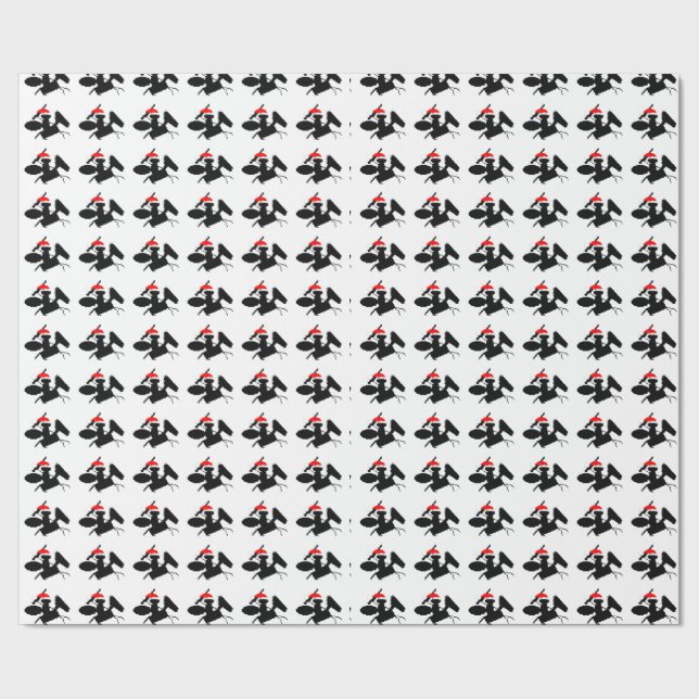 (Old Logo) SquirrelHorse Christmas Wrapping Paper (Seam)