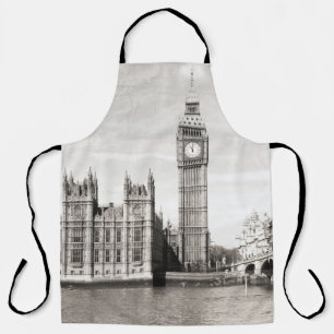 Old London, black and white. Apron