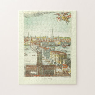 Old London Bridge, England Jigsaw Puzzle