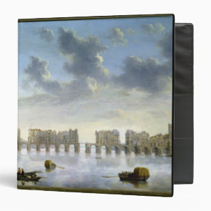 Old London Bridge (oil), c.1630 Binder