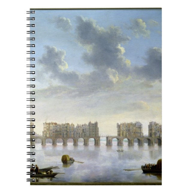 Old London Bridge (oil), c.1630 Notebook (Front)
