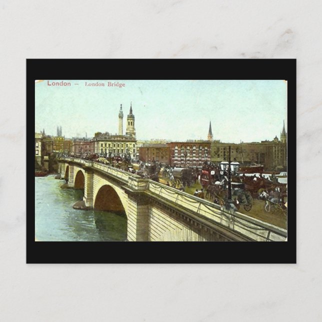 Old London Postcard - London Bridge (Front)