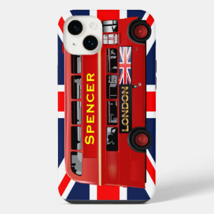 Old London Red Bus iPhone 14 Plus Case