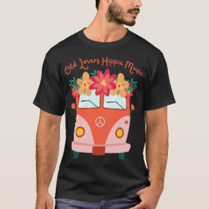 Old Lovers Hippie Music  Hippy Camping brewer beer T-Shirt
