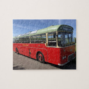 Old Macbraynes Bus on the Isle of Bute Jigsaw Puzzle