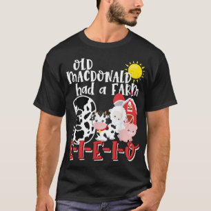 Old MacDonald Farm 3rd Birthday 3 Year Old Birthda T-Shirt