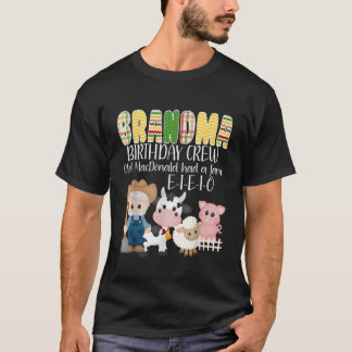 Old MacDonald Had a Farm EIEIO Nursery Song Grandm T-Shirt