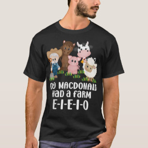 Old MacDonald Had a Farm EIEIO Nursery Song Toddle T-Shirt