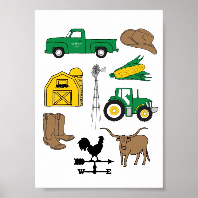 Old Macdonald Had a Farm My Farm Life for Kids Poster (Front)
